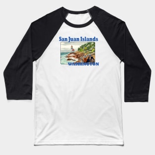 San Juan Islands, Washington Baseball T-Shirt